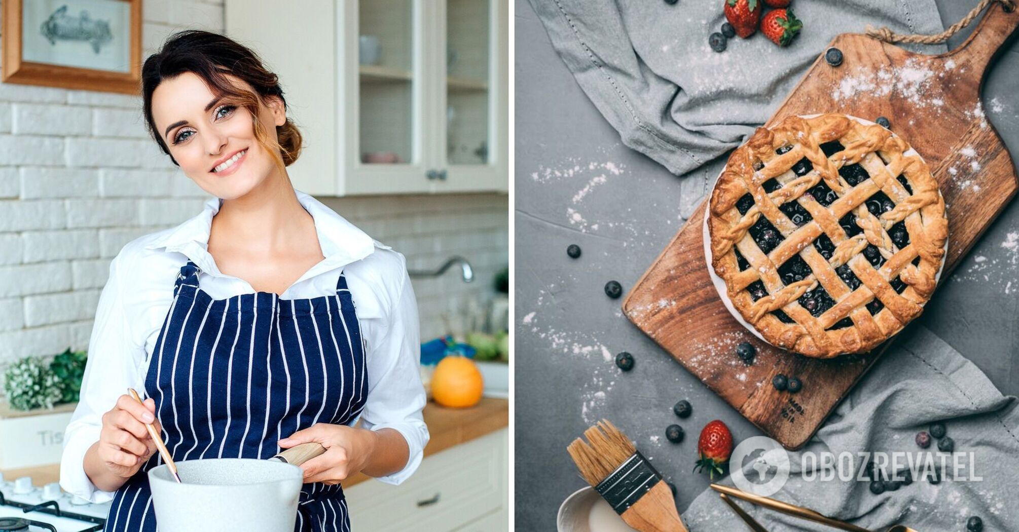 Autumn pies with berry and fruit fillings for every taste: Liza Hlinska's ideas