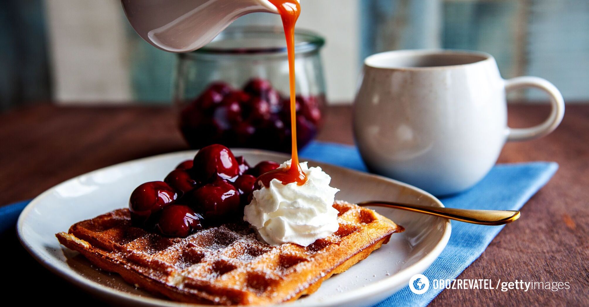 Homemade waffles