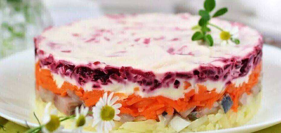 Homemade Fur Coat salad