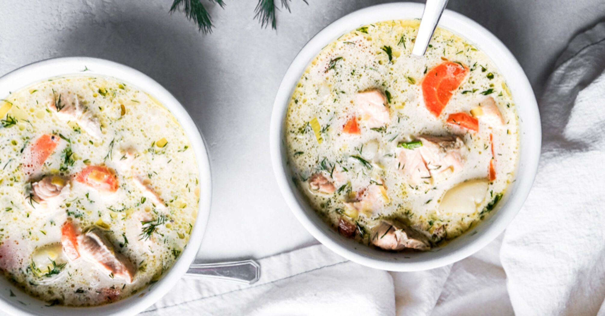 Finnish creamy salmon soup recipe: kalakeitto - step-by-step preparation