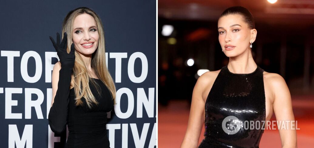 The most fashionable dress of fall 2024: black outfits like Angelina Jolie and Hailey Bieber flooded the catwalks. Photo.