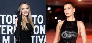 Najmodniejsza sukienka jesieni 2024: czarne kreacje Angeliny Jolie i Hailey Bieber zalały wybiegi. Zdjęcie.