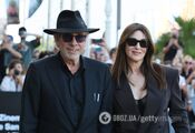 Monica Bellucci and Tim Burton appeared at a film festival in Spain in paired looks. Photo of the couple