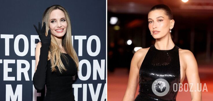 Najmodniejsza sukienka jesieni 2024: czarne kreacje Angeliny Jolie i Hailey Bieber zalały wybiegi. Zdjęcie.