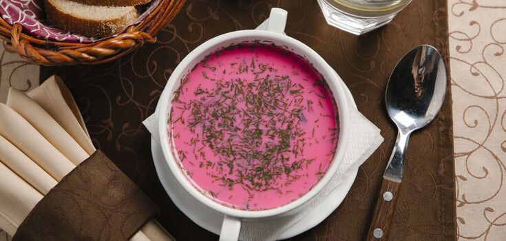 Cold borscht