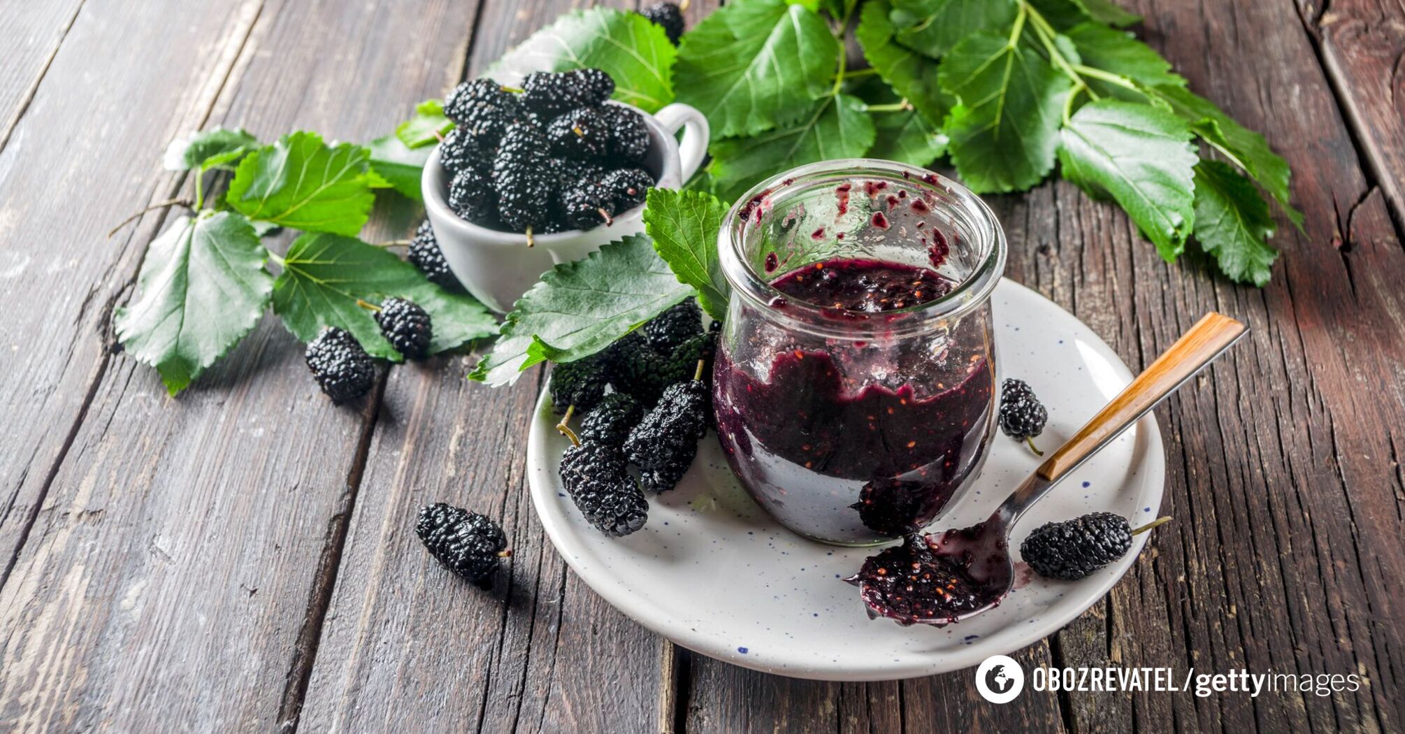 Black mulberry jam