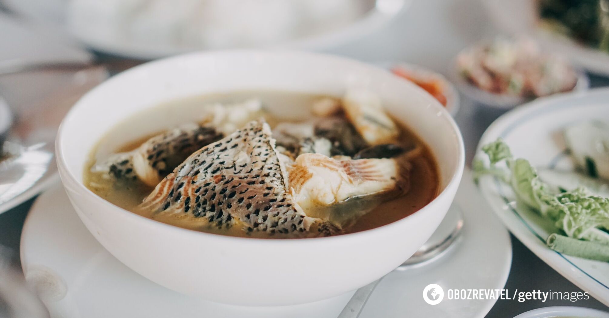 Delicious fish soup