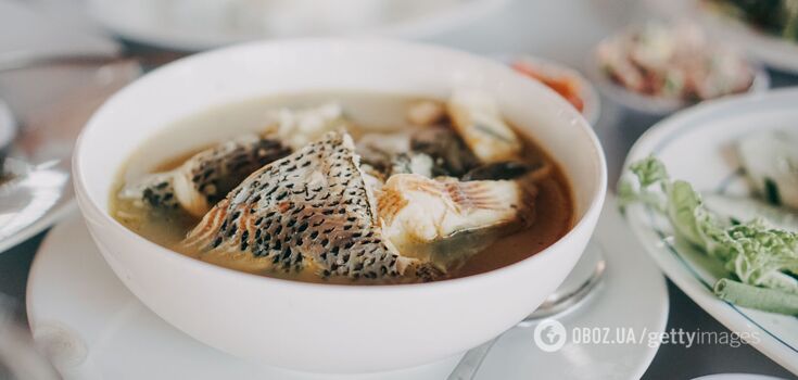 Delicious fish soup