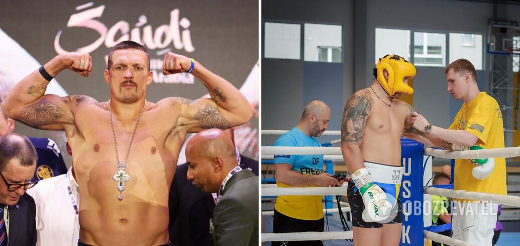 Usyk's team reacted to the boxer's photo for Playboy with the words 'please delete'