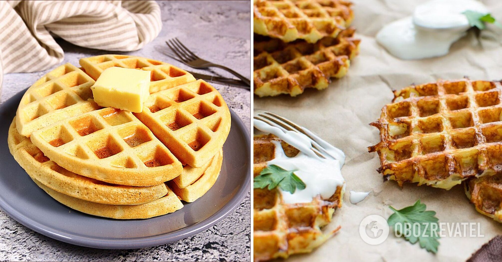 How to make potato waffles: recipe for a delicious and hearty dish