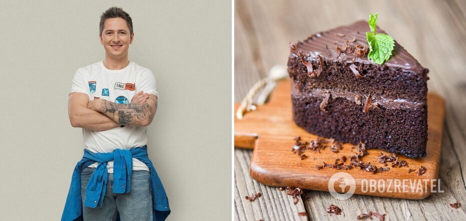 Oleksandr Pedan shares a recipe for chocolate sponge cake