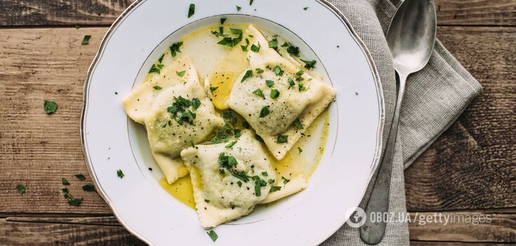 Homemade dumplings