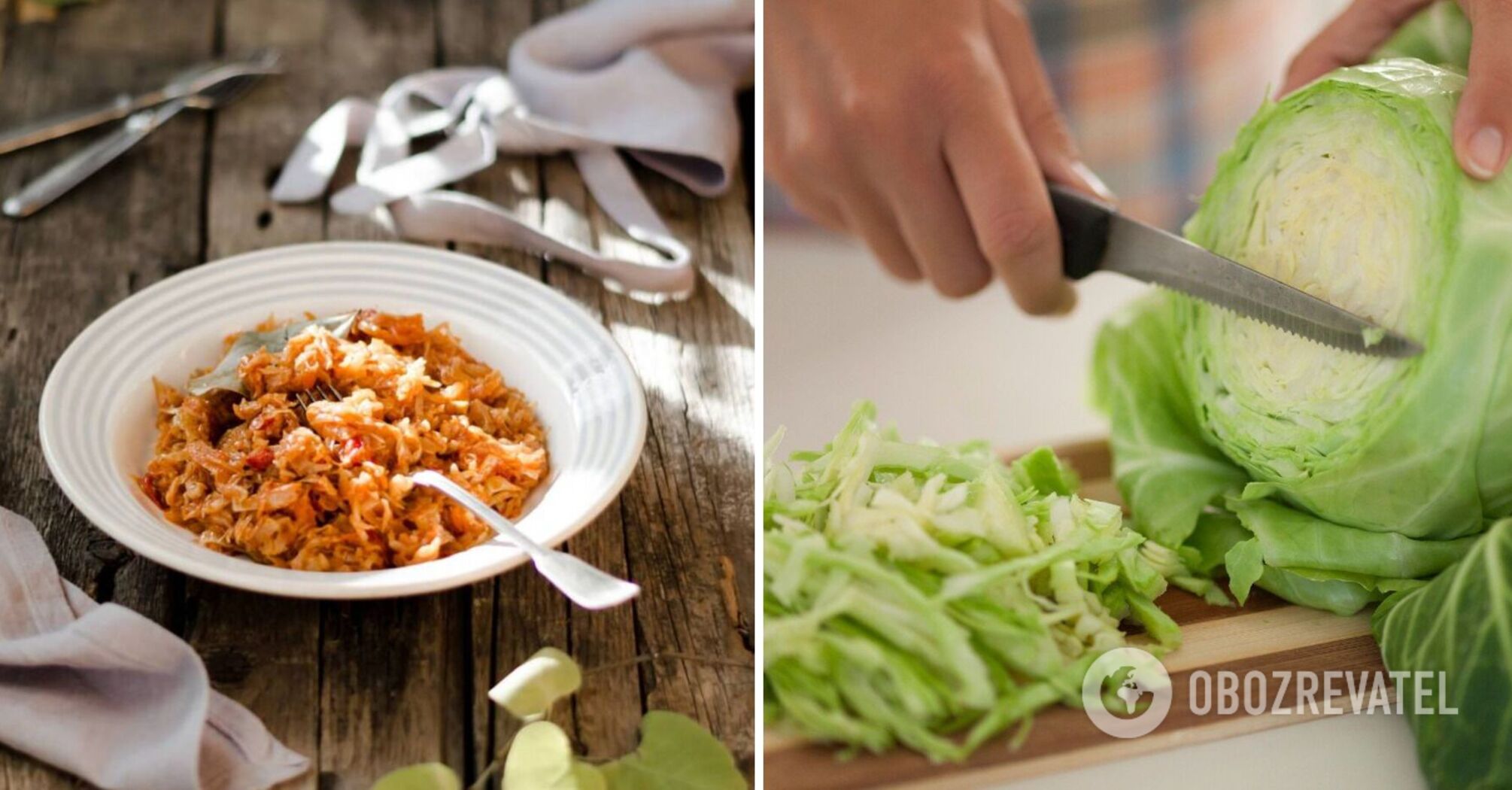 How to serve stewed cabbage on a holiday table: an incredible idea