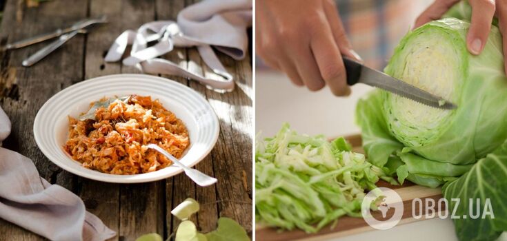 How to serve stewed cabbage on a holiday table: an incredible idea