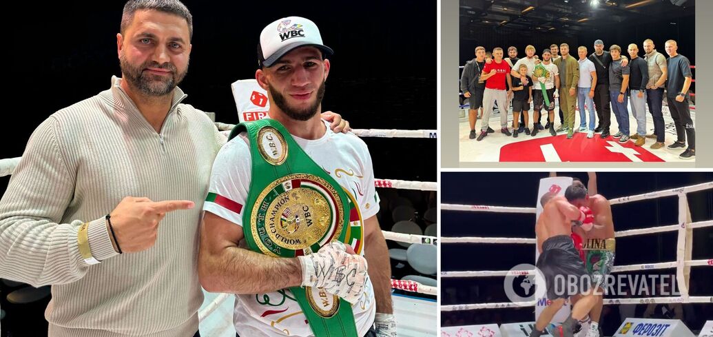 Undefeated Ukrainian wins world boxing title by knockout. Video