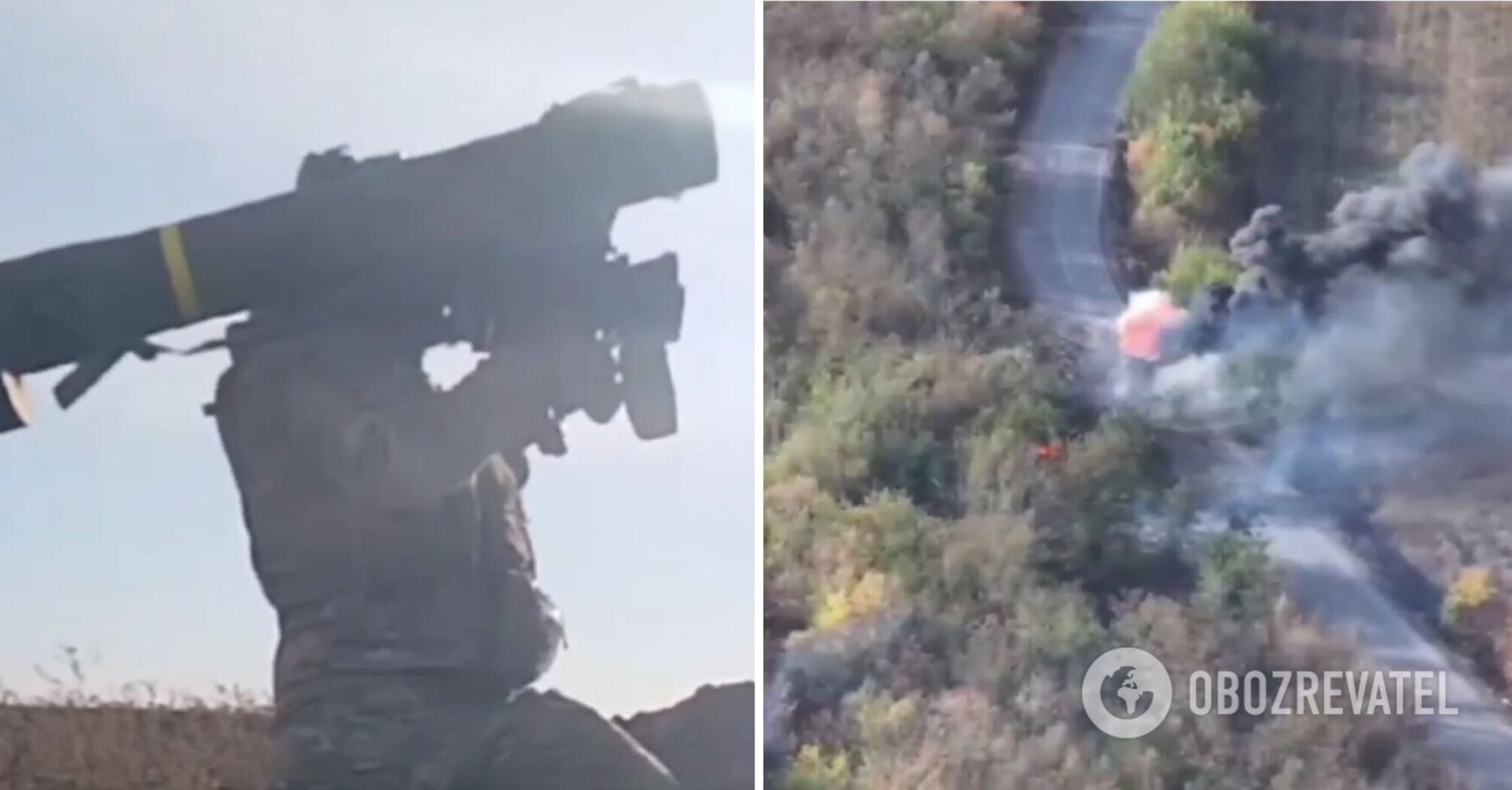 A National Guard soldier sent an enemy tank to hell with a single shot from a Javelin. Video