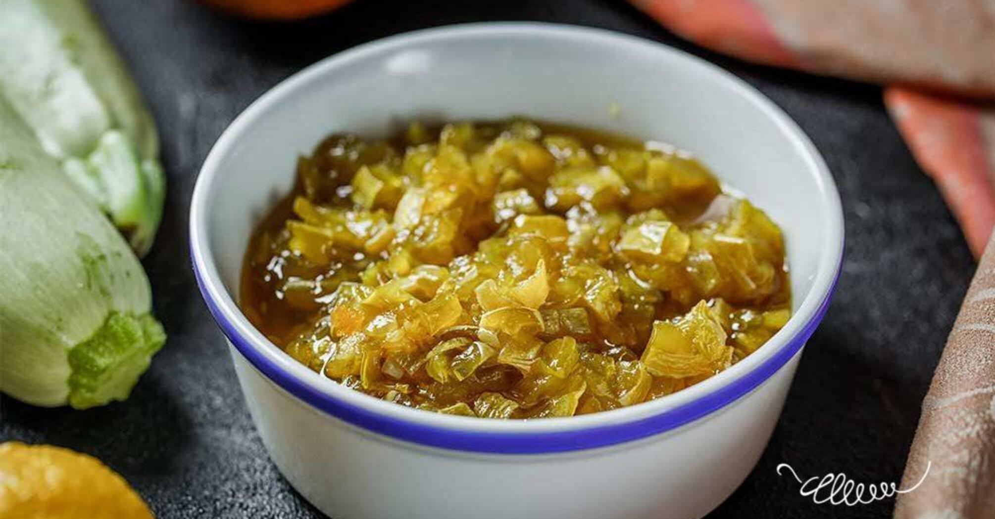 Recipe for zucchini jam