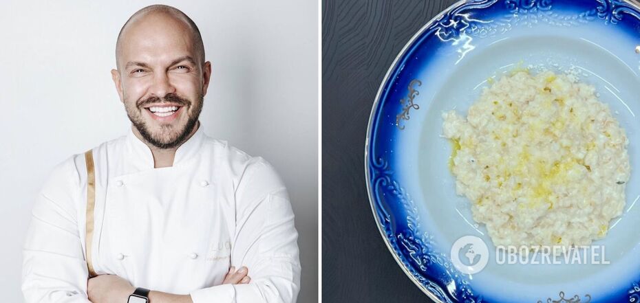 Volodymyr Yaroslavskyi shared a recipe for delicious risotto
