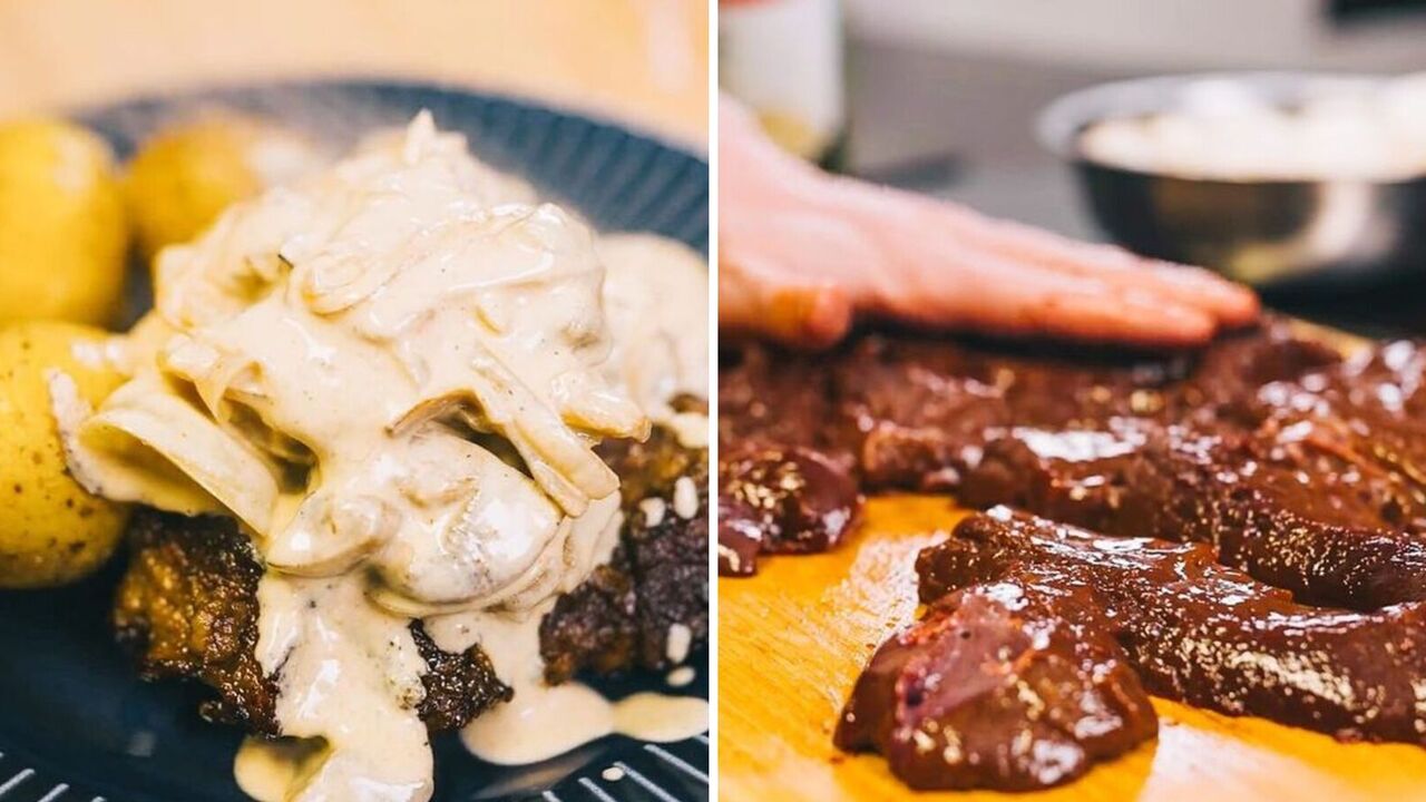 How to cook odorless liver with potatoes: an easy way