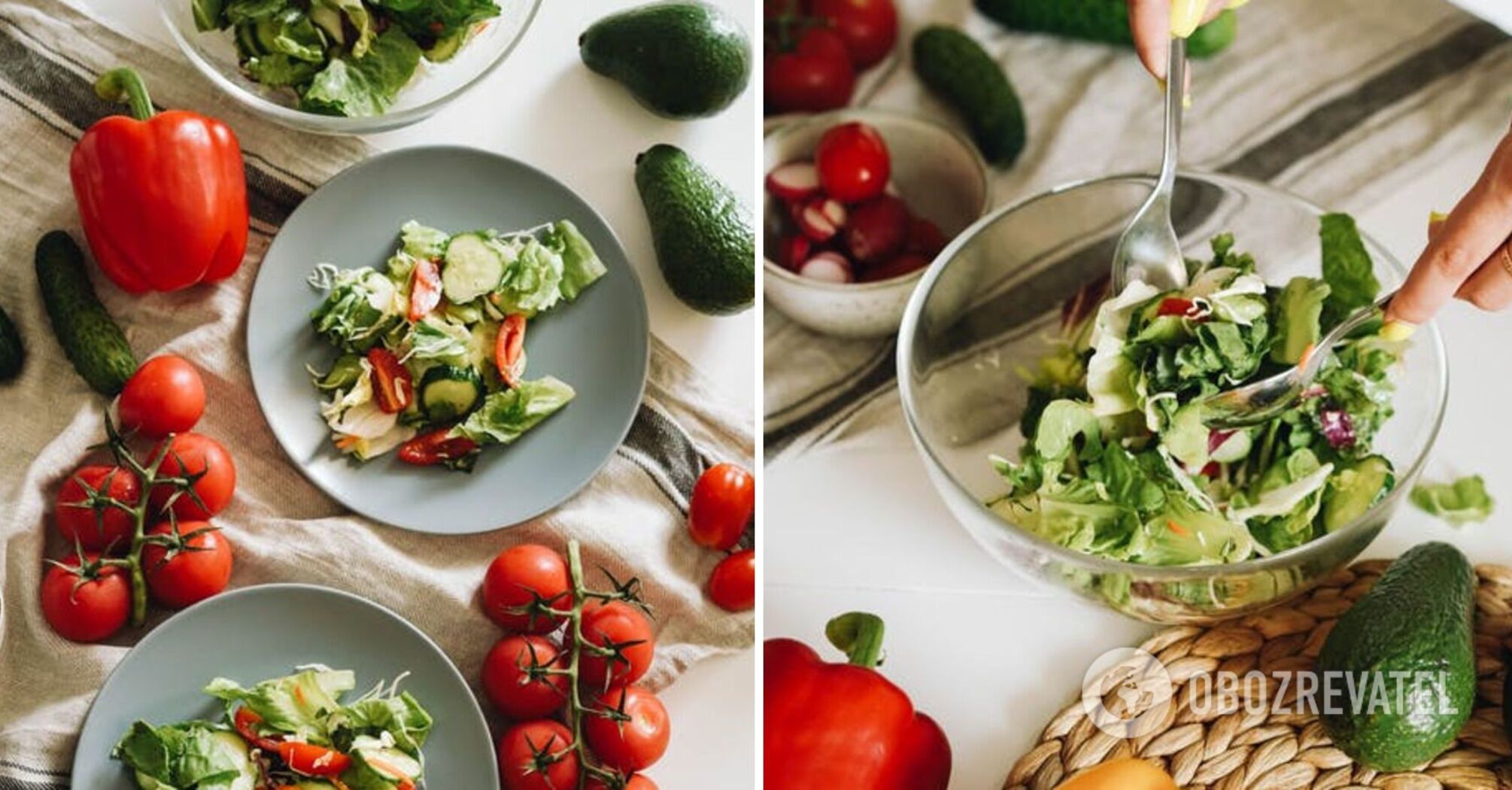 Light and healthy salads that are prepared in minutes: top 5