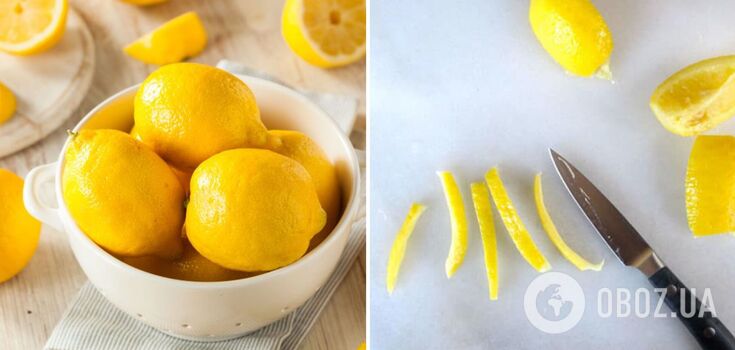 How you can use lemon peel: a few easy ways