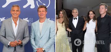 Jaki jest sekret 20-letniej przyjaźni George'a Clooneya i Brada Pitta oraz jak wyglądają ich ulubione kobiety. Zdjęcia i wideo