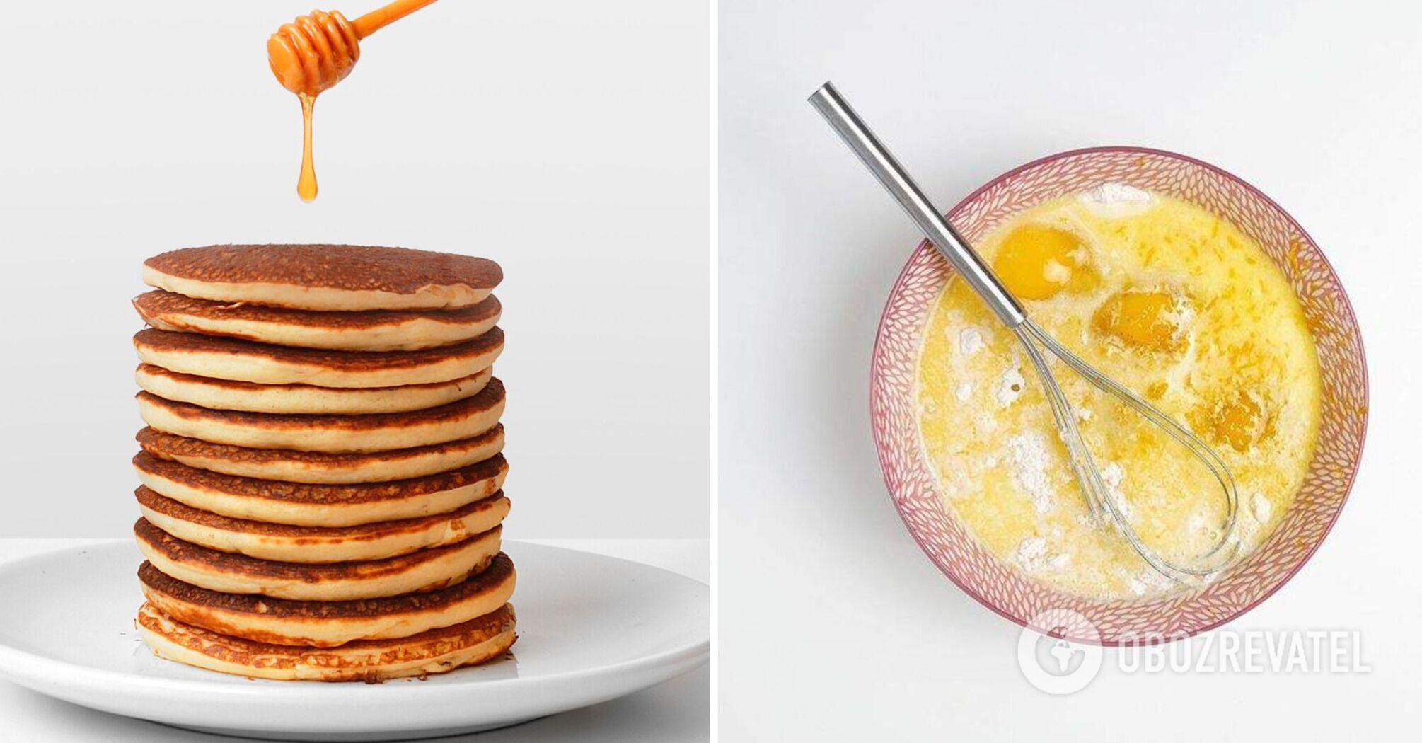 Tall and fluffy pancakes with salty filling: a recipe for a delicious breakfast