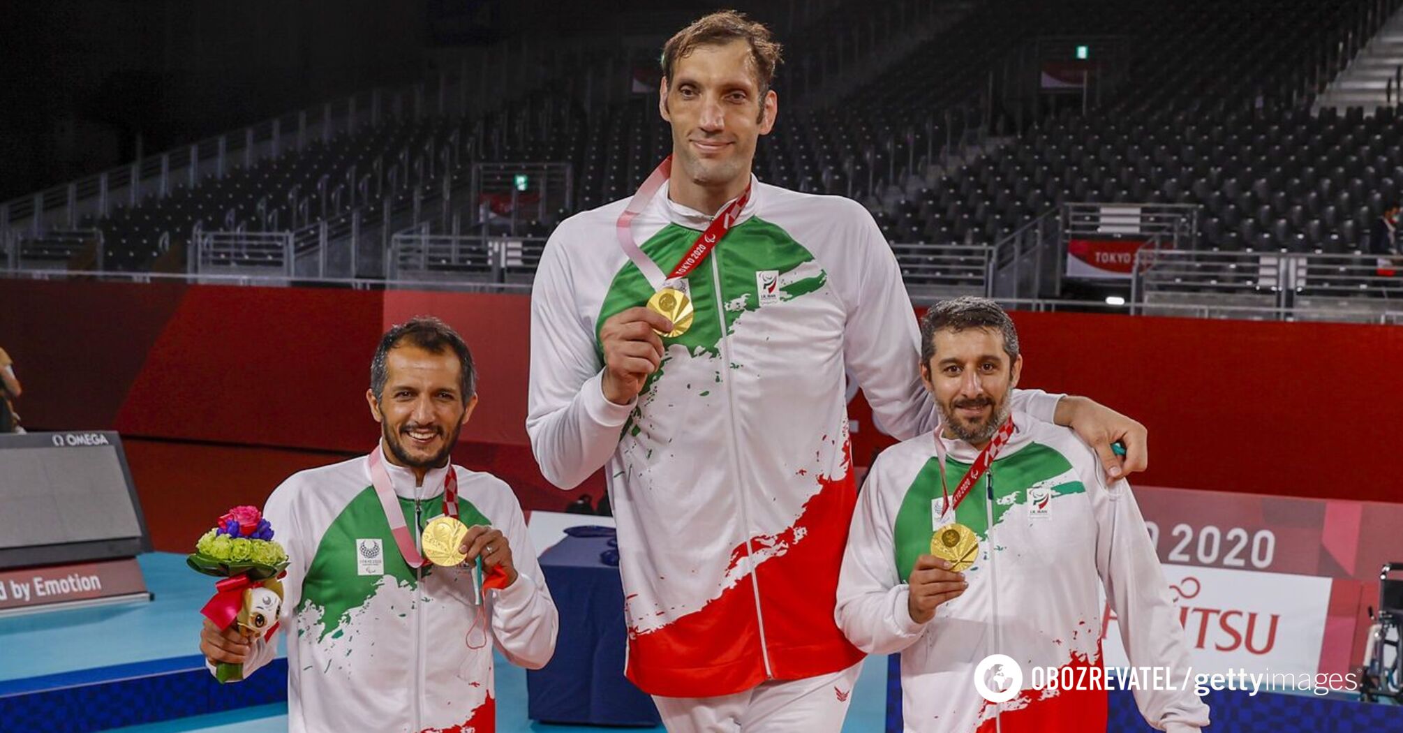 The second tallest man in the world was forced to sleep on the floor in the Paralympic Village. Photo