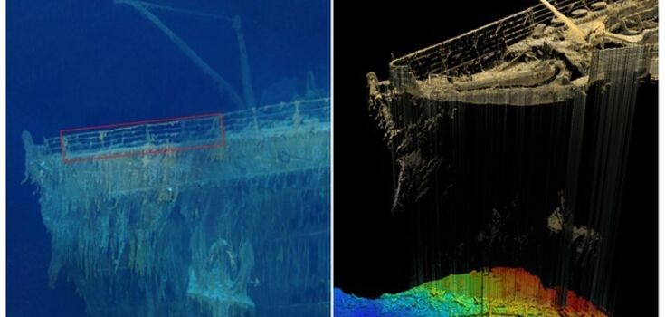 Jak wygląda "Titanic" po 112 latach pod wodą: naukowcy znaleźli zaginiony posąg Diany i pokazali zdjęcie statku