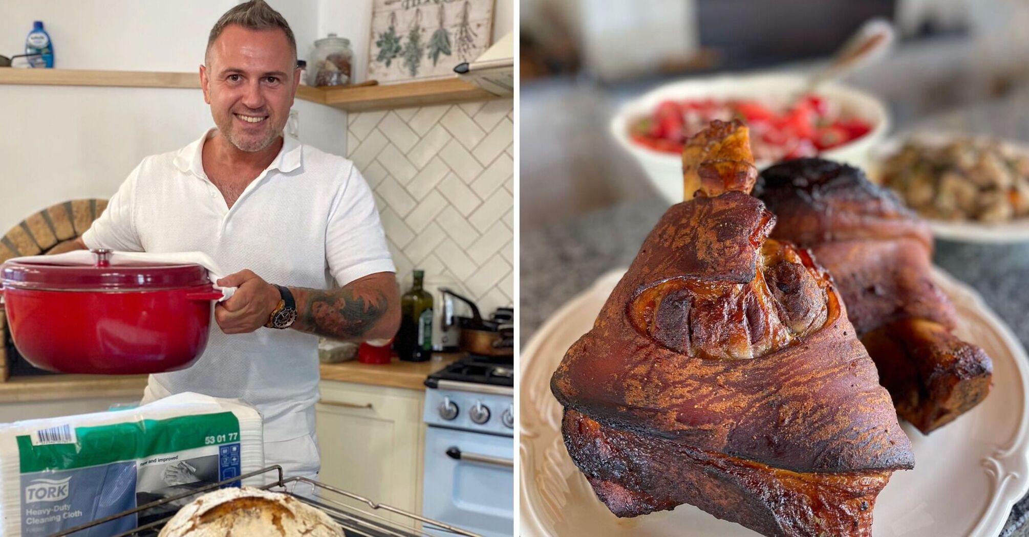 How to cook a flavored pork knuckle in an original way: the perfect recipe from the chef