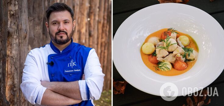 Ravshan Khamidov shares a recipe for a delicious dish