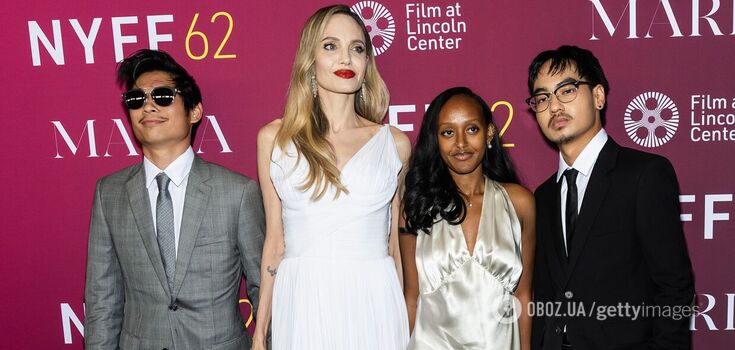 Angelina Jolie went out accompanied by three adopted children. Rare family photos