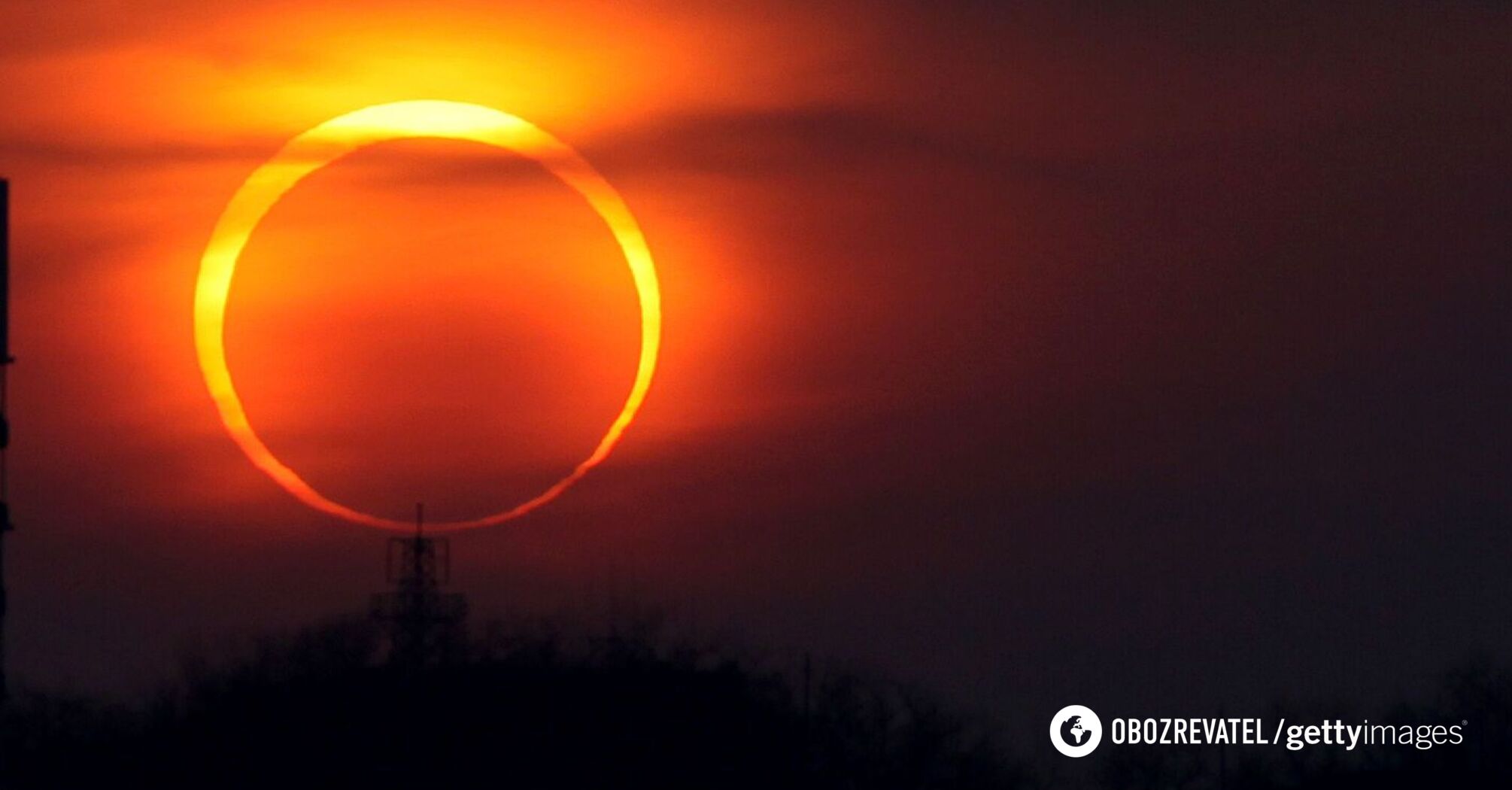 The inhabitants of the Earth will see a rare solar eclipse in the form of a ring of fire: where the 'Eye of Sauron' will be visible