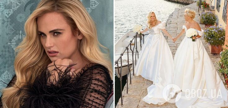 With two brides: the first photos and details of the wedding of Rebel Wilson and Ramona Agruma in Sardinia have appeared