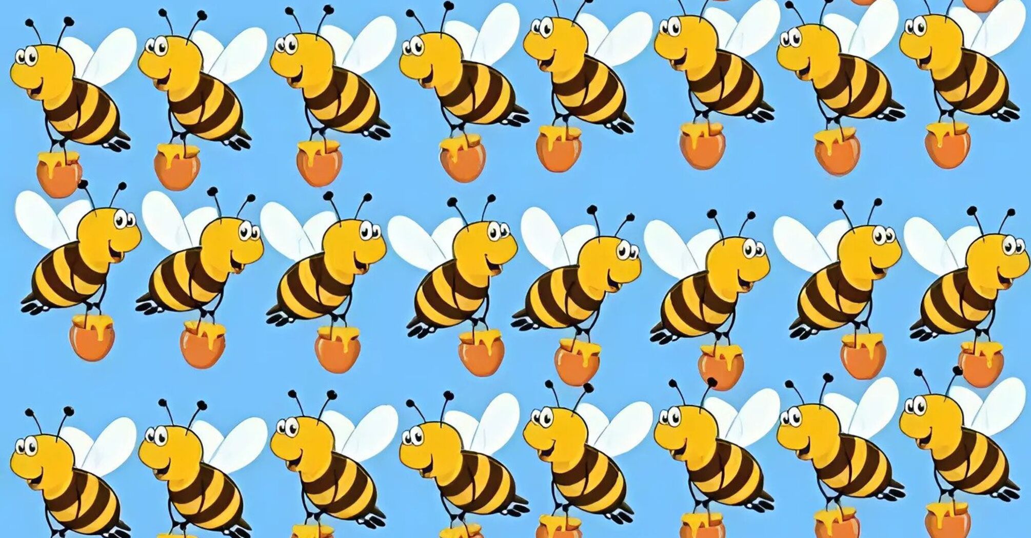 Which bee is different? A quick mindfulness puzzle