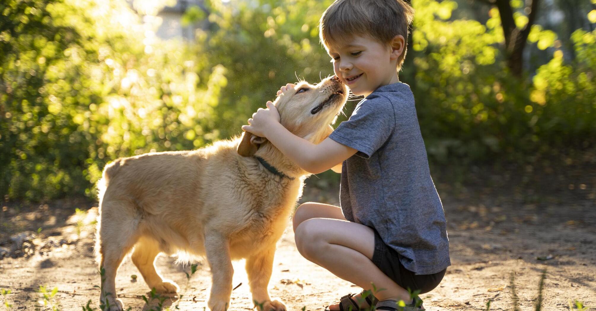 The hormone of happiness is produced. The study revealed the main reason to get a dog if you have a child