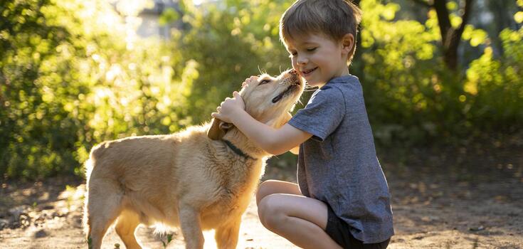 The hormone of happiness is produced. The study revealed the main reason to get a dog if you have a child