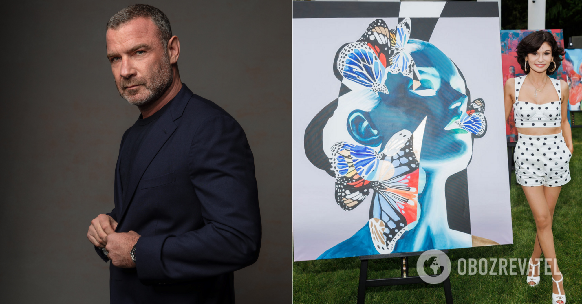Liev Schreiber and Julia Gaart raised an impressive sum for Ukrainian children affected by the war