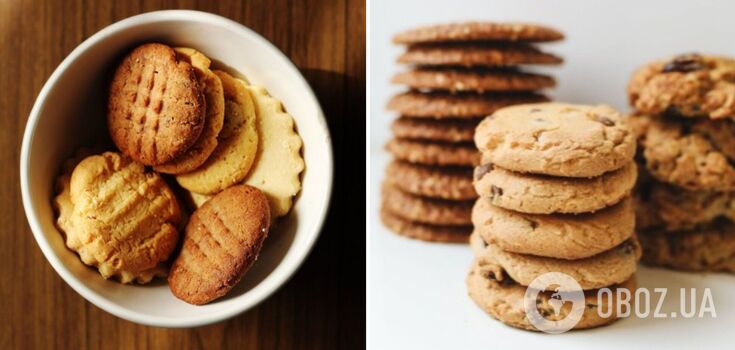 Budget and lean cookies without butter and eggs