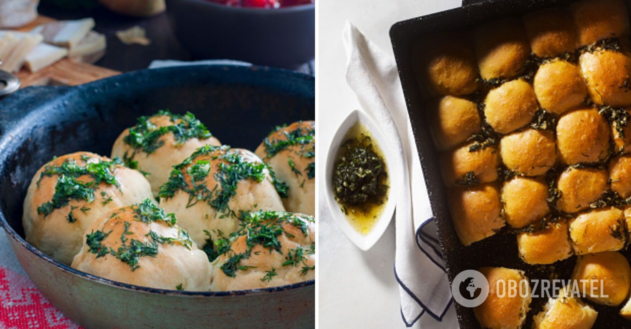 For borscht and more: how to prepare delicious garlic buns with milk