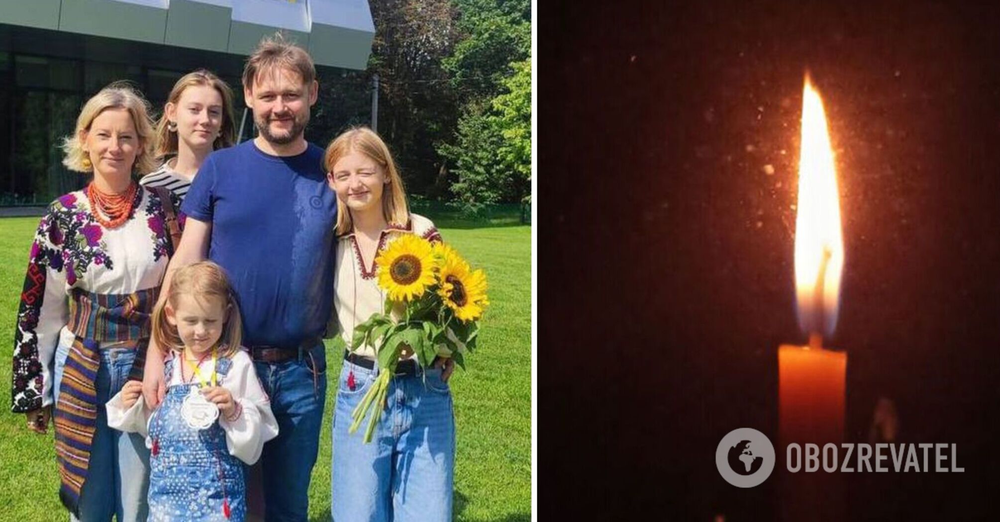 Only the man survived: a photo of the family with children killed by Russia's missile attack on Lviv has appeared