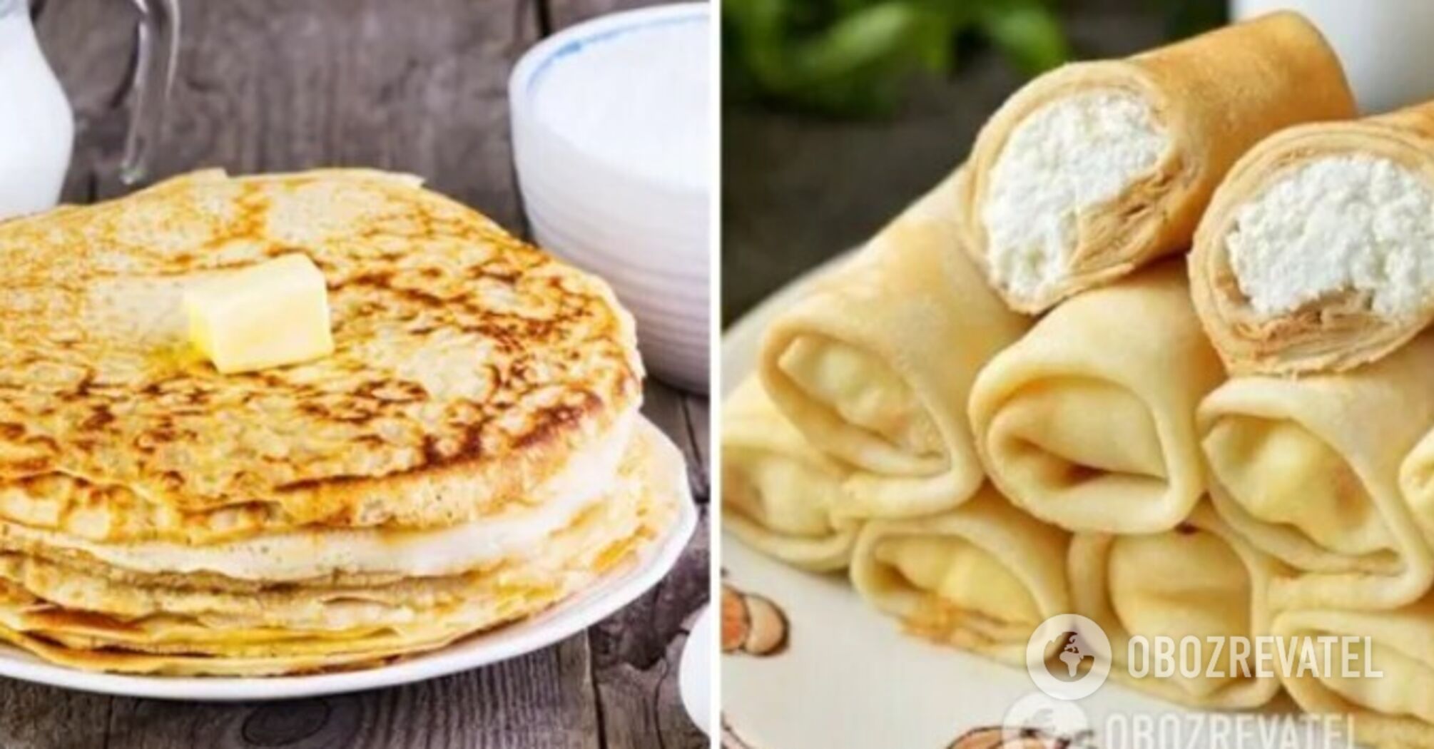 Stuffed pancakes that won't tear apart: any filling will do