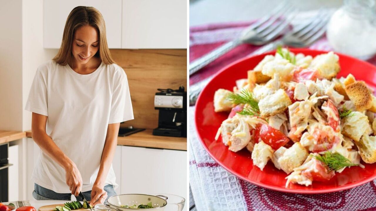 Healthy Bavarian salad with 5 ingredients: how to dress it
