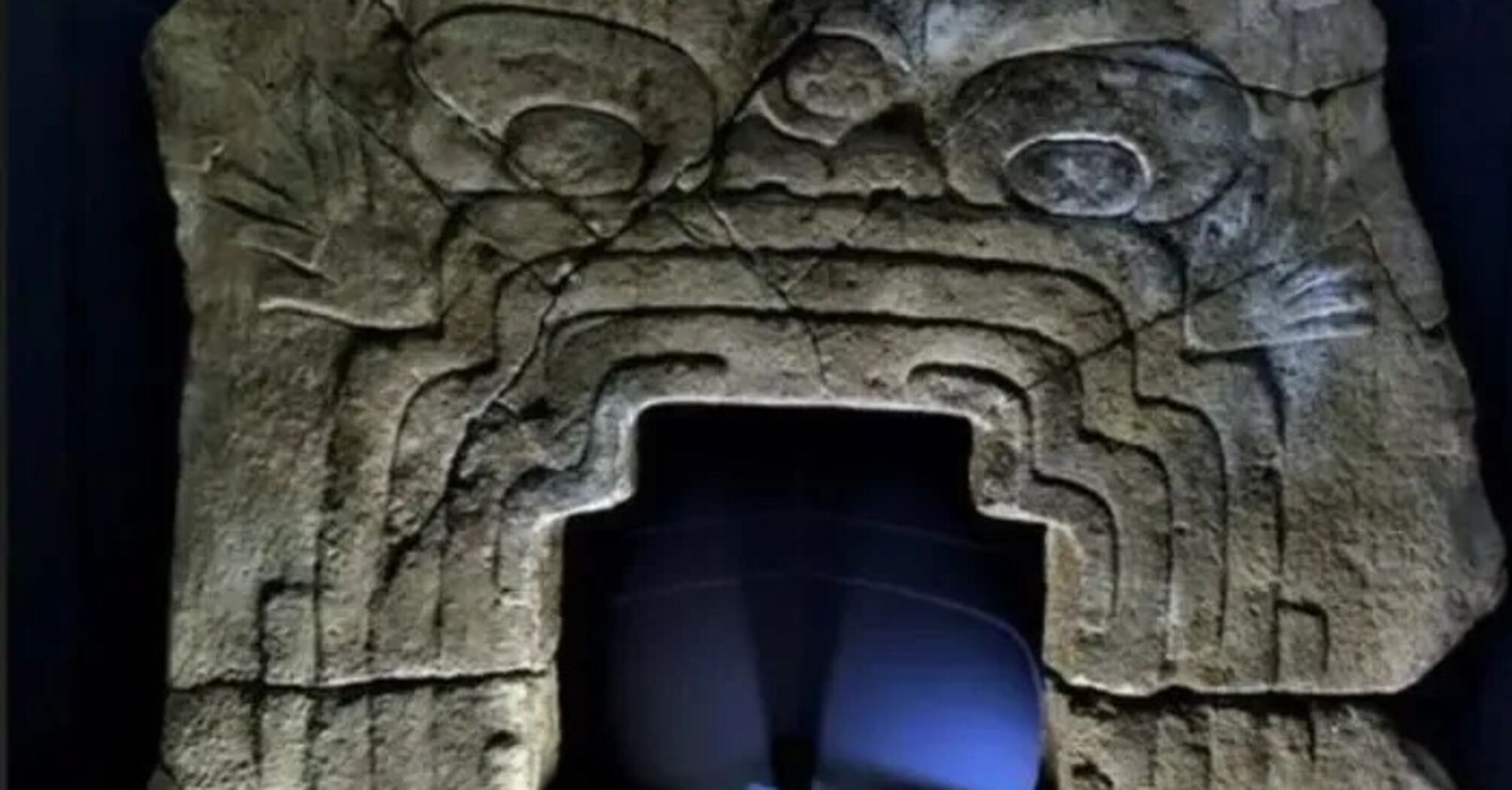 A portal to the underworld. A 3,000-year-old "door to hell" dedicated to an Aztec god has been returned to Mexico