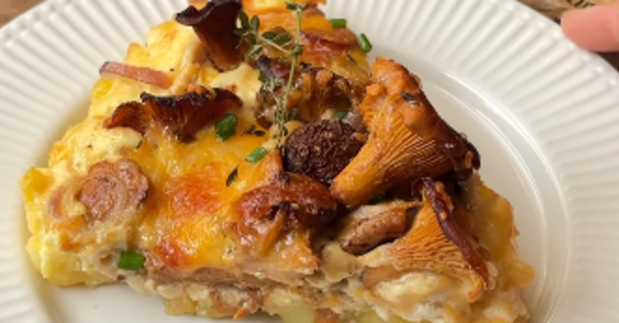 Flavorful Polish casserole with mushrooms and chicken: step-by-step recipe