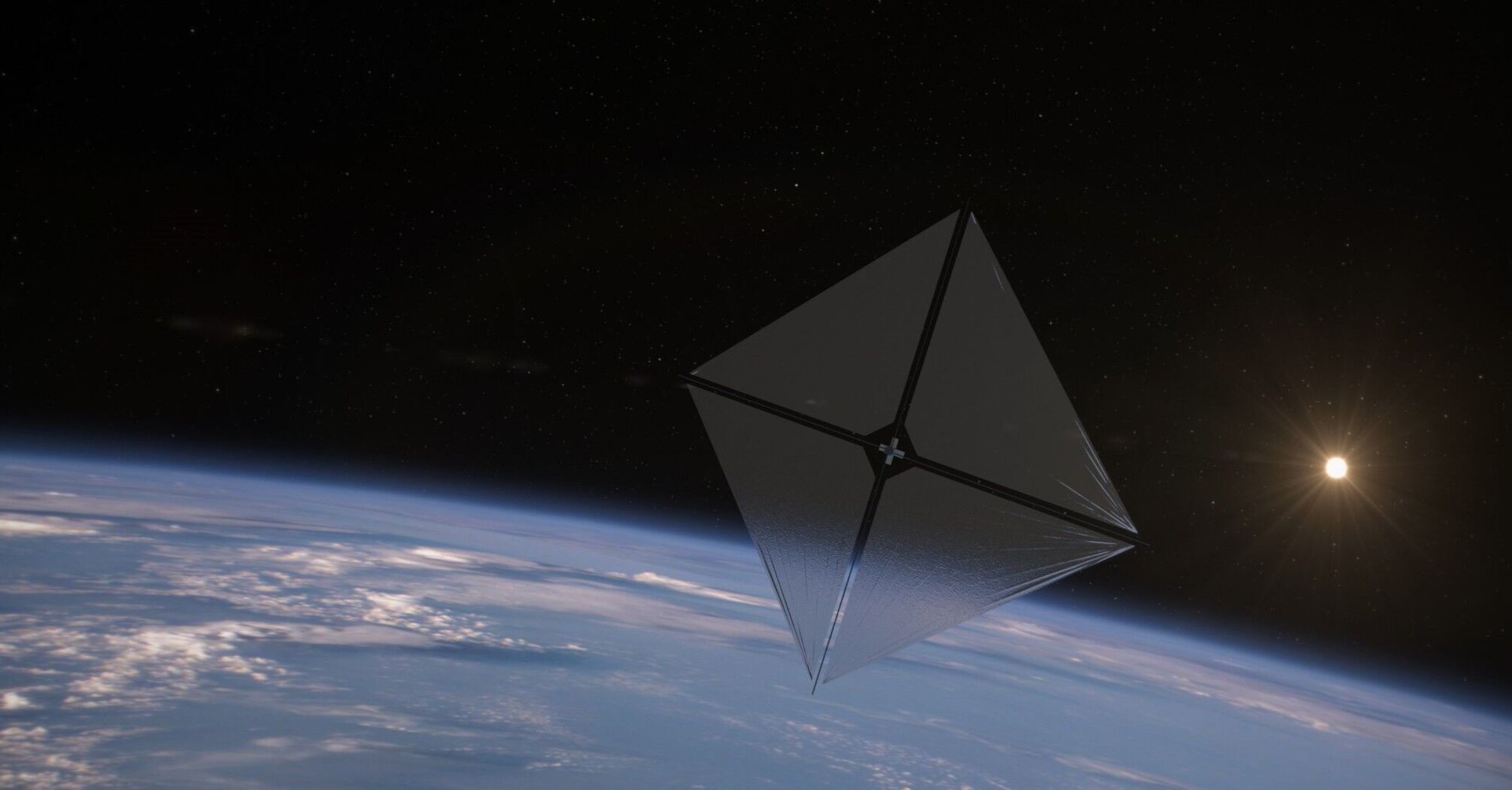 NASA spacecraft takes first photo of its giant solar sail