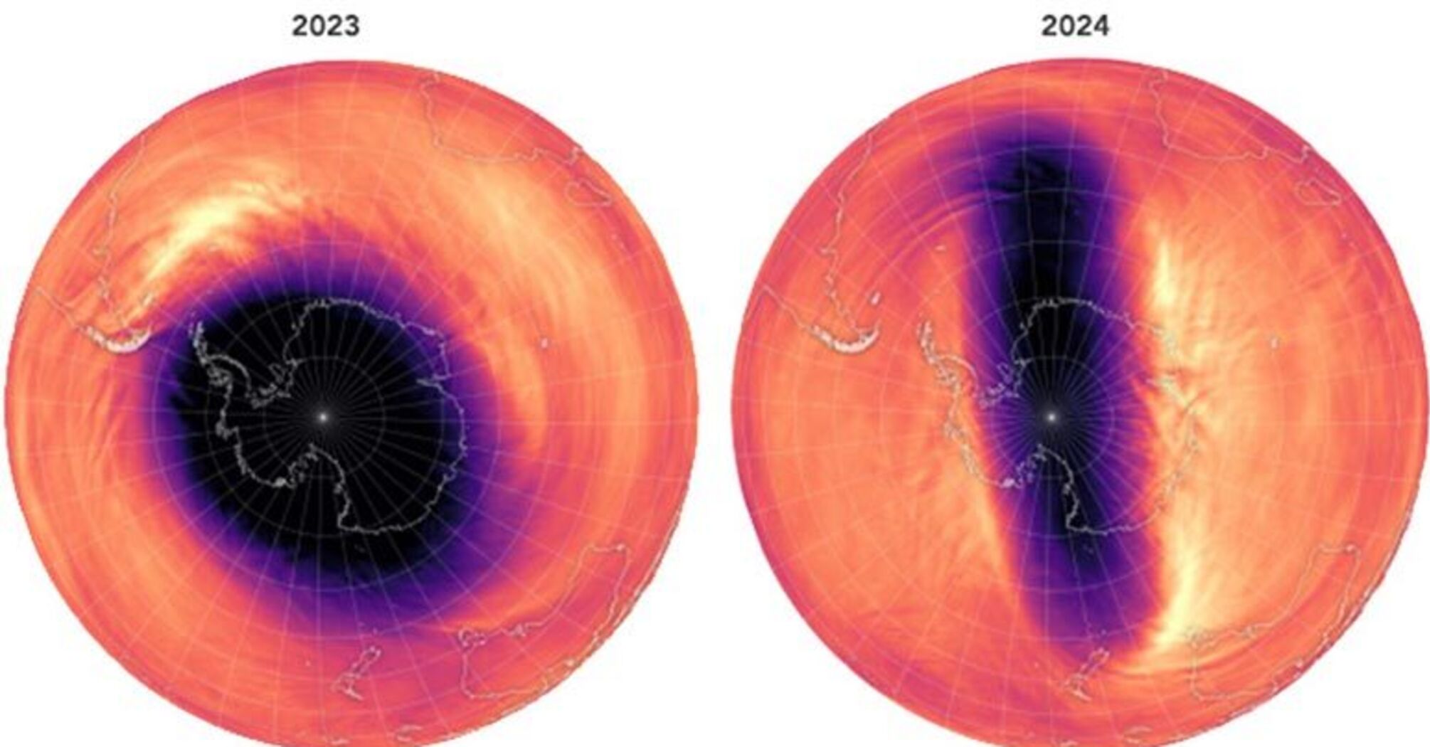 First time in 44 years. Scientists discovered an unusual anomaly over Antarctica and gave an explanation for it
