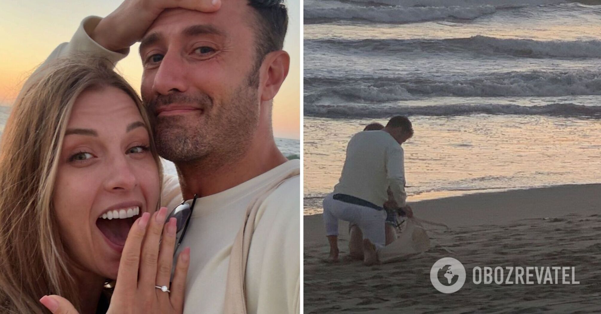 "I was shocked": passerby captures beautiful pictures of Kharlan during proposal. Photo