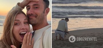 "I was shocked": passerby captures beautiful pictures of Kharlan during proposal. Photo