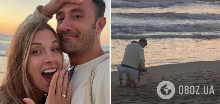 "I was shocked": passerby captures beautiful pictures of Kharlan during proposal. Photo